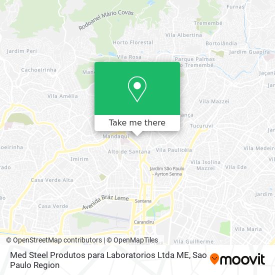 Med Steel Produtos para Laboratorios Ltda ME map