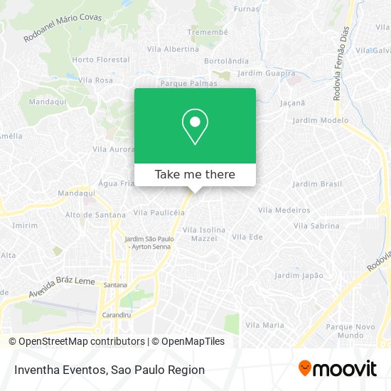 Inventha Eventos map