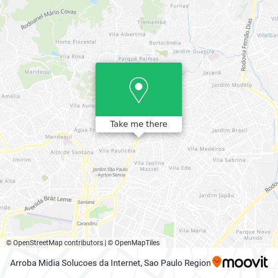 Arroba Midia Solucoes da Internet map