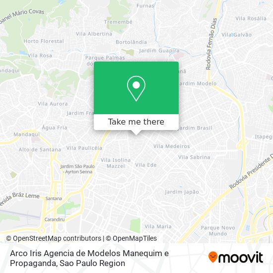 Arco Iris Agencia de Modelos Manequim e Propaganda map