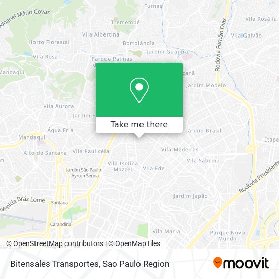 Bitensales Transportes map