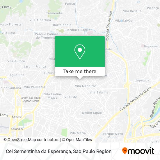 Cei Sementinha da Esperança map
