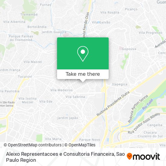 Mapa Aleixo Representacoes e Consultoria Financeira