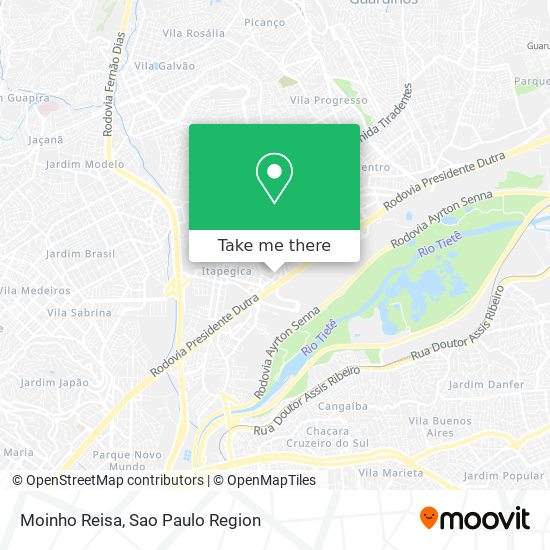 Moinho Reisa map