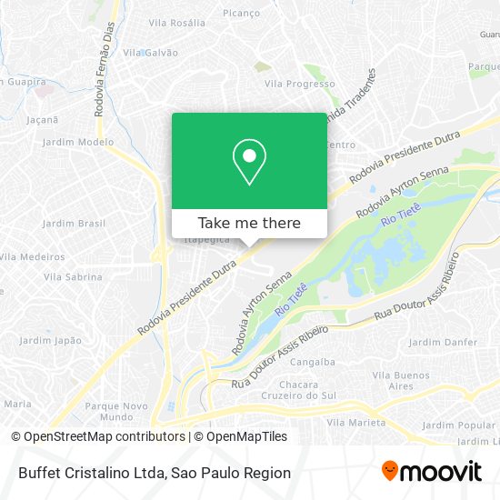 Buffet Cristalino Ltda map