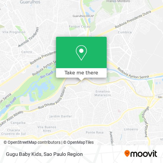 Gugu Baby Kids map