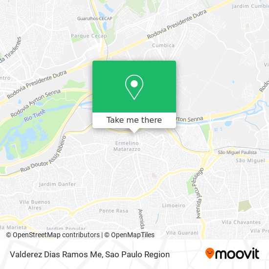 Valderez Dias Ramos Me map