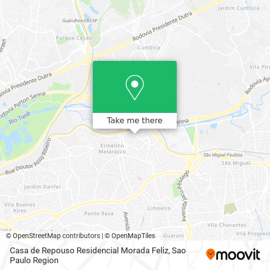 Casa de Repouso Residencial Morada Feliz map