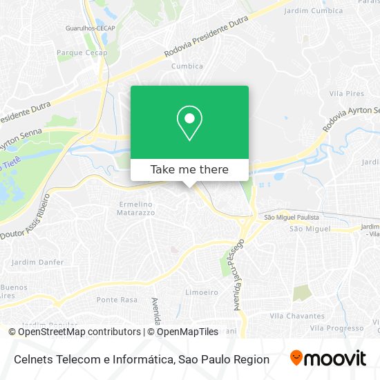 Celnets Telecom e Informática map