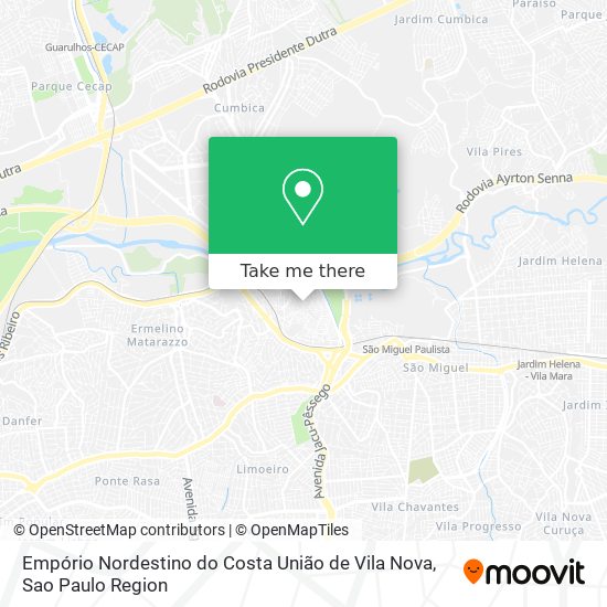 Empório Nordestino do Costa União de Vila Nova map