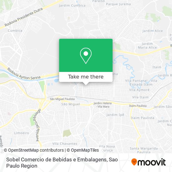 Sobel Comercio de Bebidas e Embalagens map