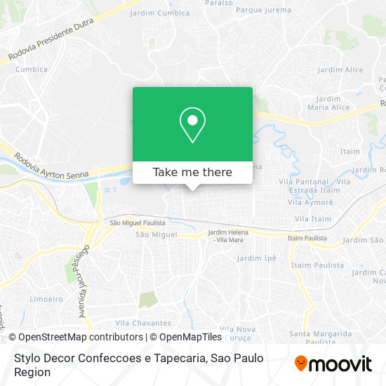 Stylo Decor Confeccoes e Tapecaria map