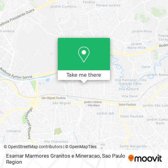 Esamar Marmores Granitos e Mineracao map