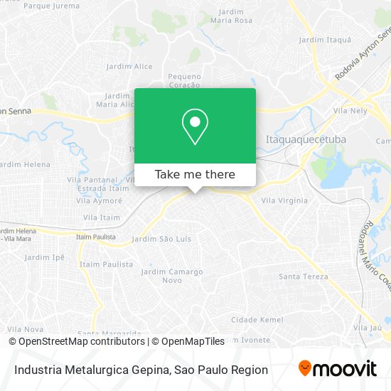 Industria Metalurgica Gepina map