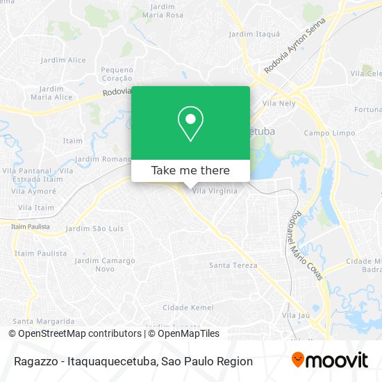 Ragazzo - Itaquaquecetuba map