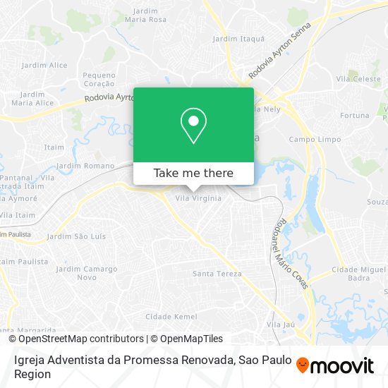 Igreja Adventista da Promessa Renovada map