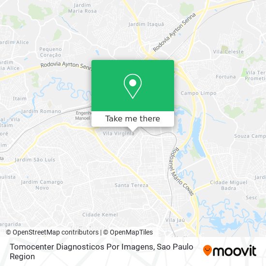 Tomocenter Diagnosticos Por Imagens map