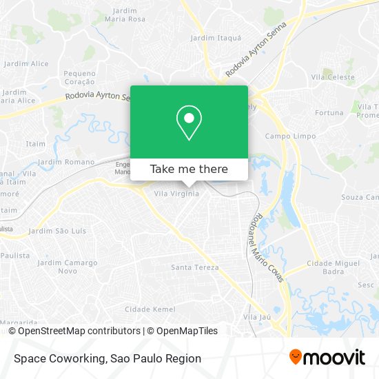 Space Coworking map