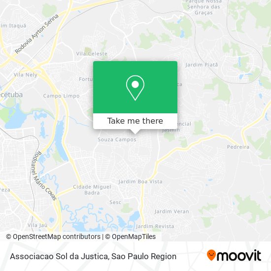 Associacao Sol da Justica map