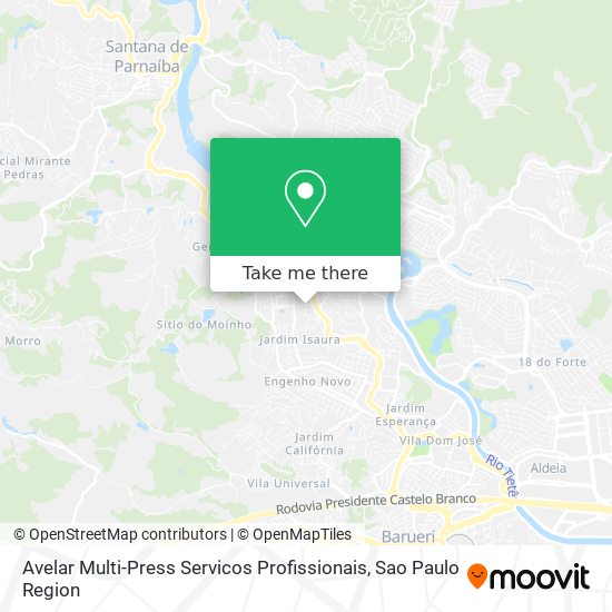 Avelar Multi-Press Servicos Profissionais map