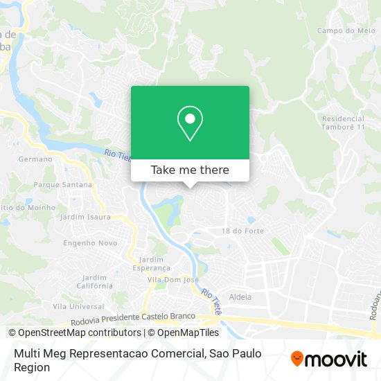 Multi Meg Representacao Comercial map