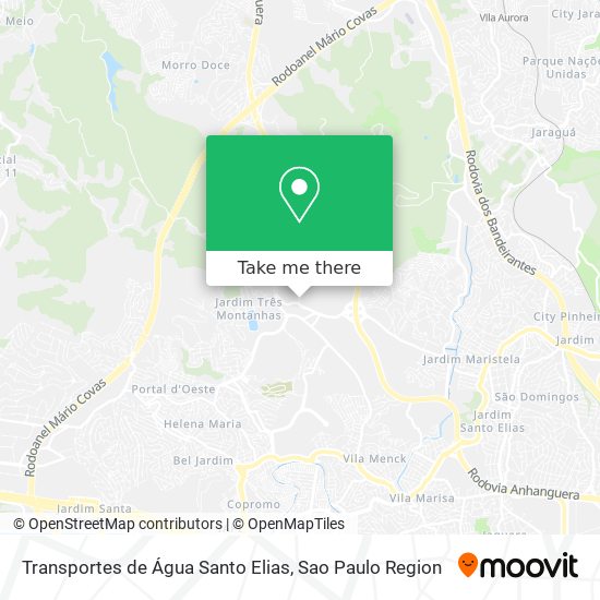 Transportes de Água Santo Elias map