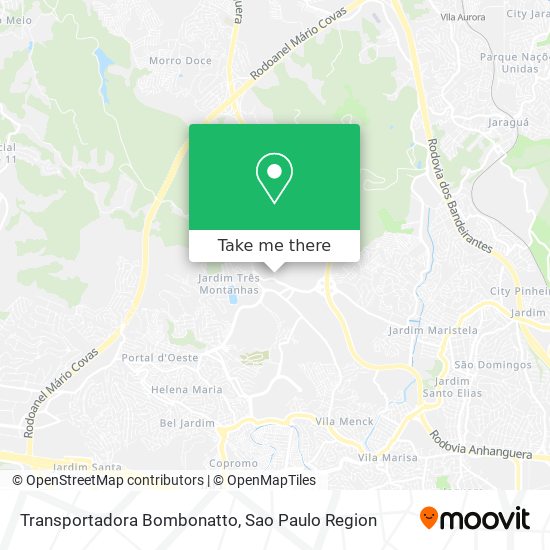 Transportadora Bombonatto map