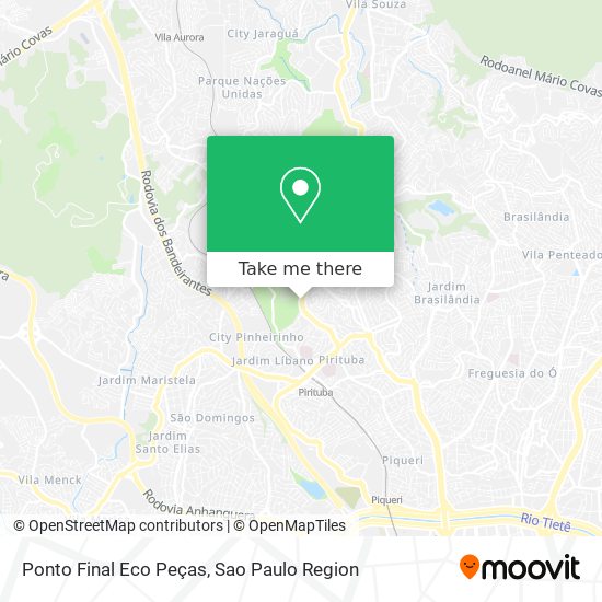 Ponto Final Eco Peças map