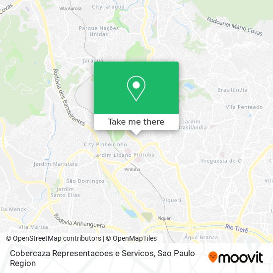 Cobercaza Representacoes e Servicos map