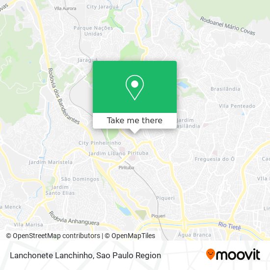 Lanchonete Lanchinho map