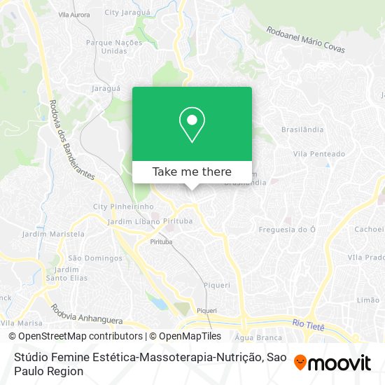 Stúdio Femine Estética-Massoterapia-Nutrição map