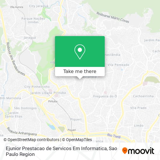 Mapa Ejunior Prestacao de Servicos Em Informatica