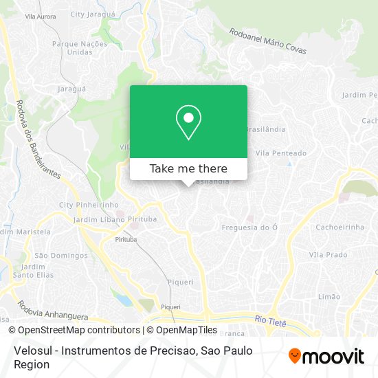Velosul - Instrumentos de Precisao map