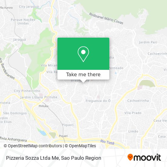 Pizzeria Sozza Ltda Me map