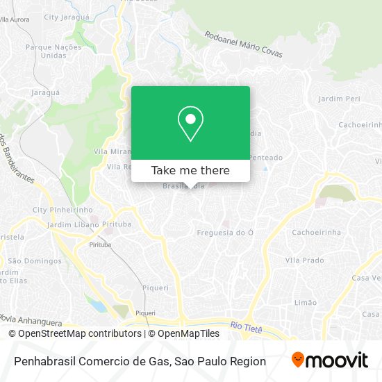 Penhabrasil Comercio de Gas map