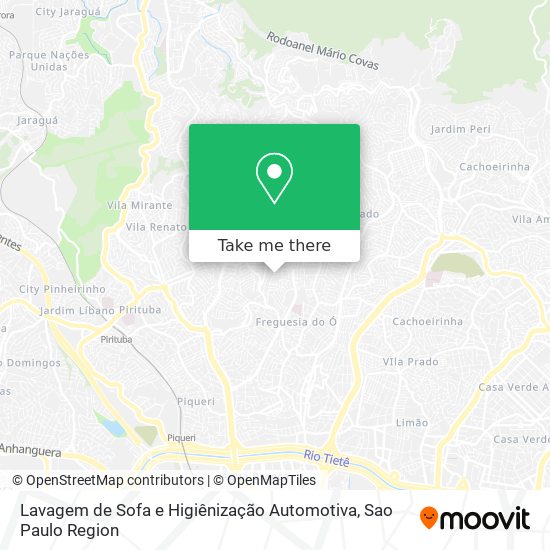 Lavagem de Sofa e Higiênização Automotiva map