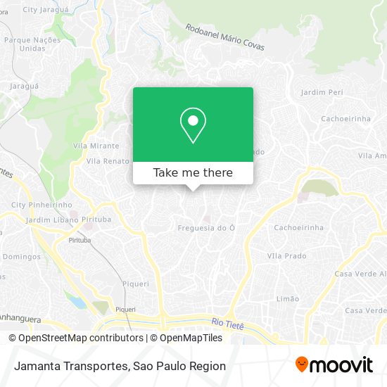 Jamanta Transportes map