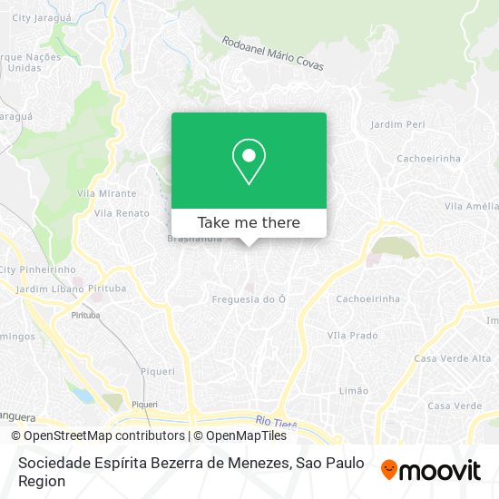 Sociedade Espírita Bezerra de Menezes map