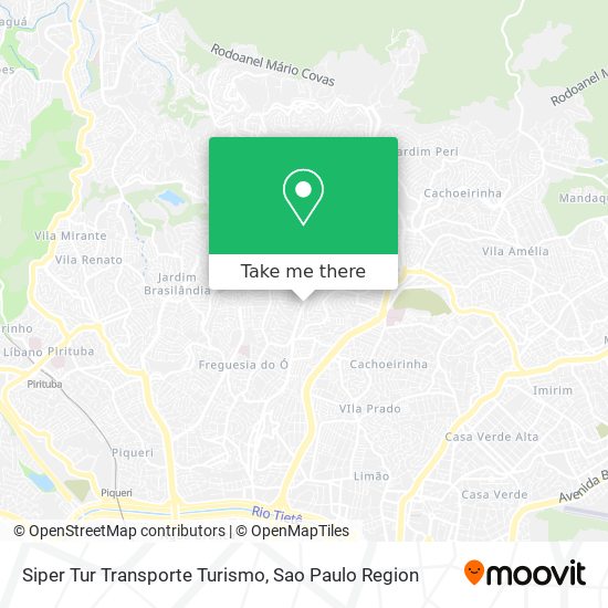 Mapa Siper Tur Transporte Turismo