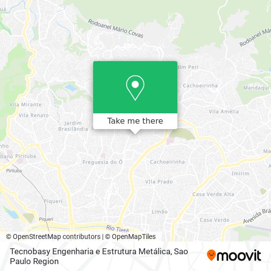 Tecnobasy Engenharia e Estrutura Metálica map