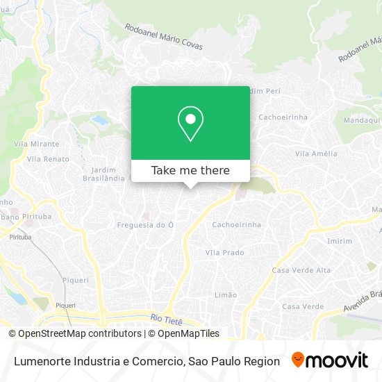 Lumenorte Industria e Comercio map