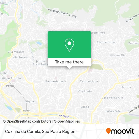 Cozinha da Camila map