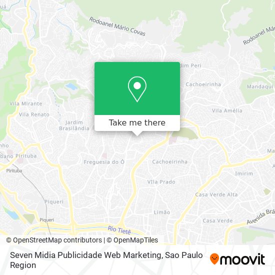 Mapa Seven Midia Publicidade Web Marketing