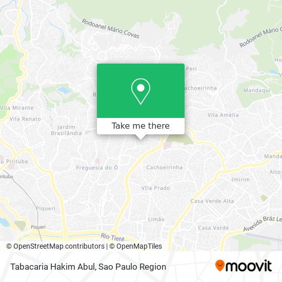 Tabacaria Hakim Abul map