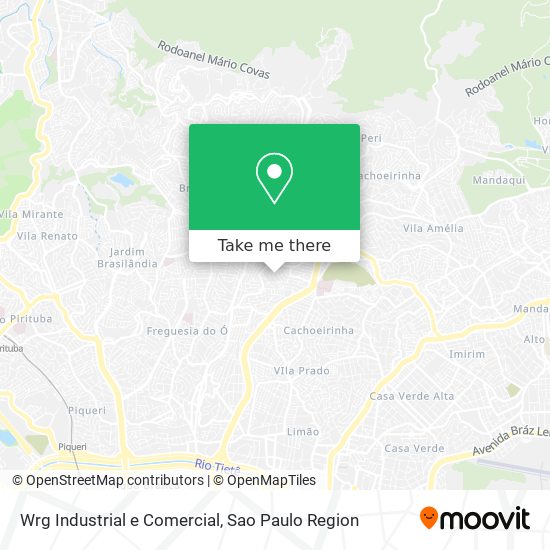 Wrg Industrial e Comercial map