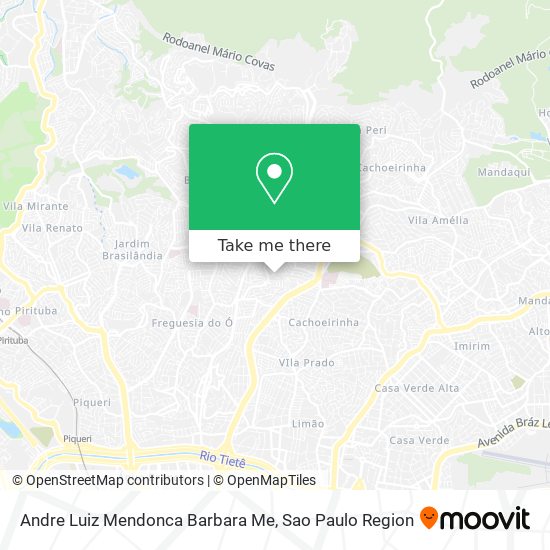 Andre Luiz Mendonca Barbara Me map