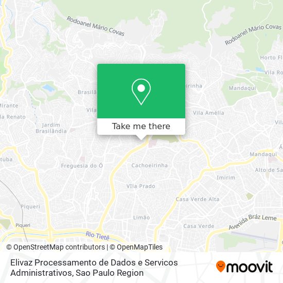 Elivaz Processamento de Dados e Servicos Administrativos map