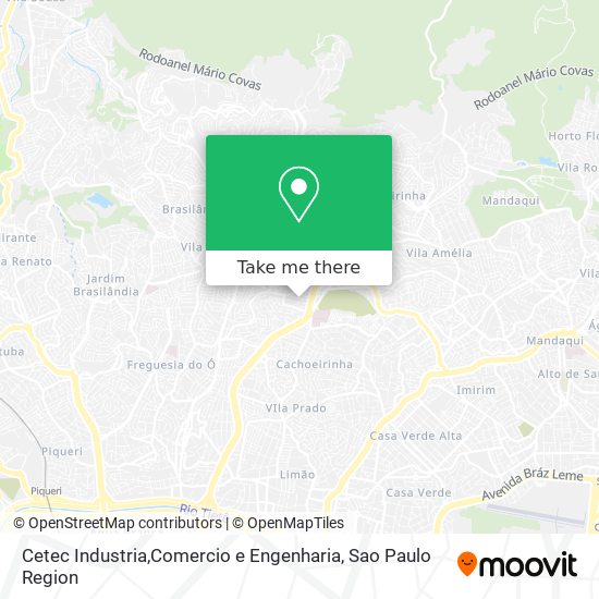 Mapa Cetec Industria,Comercio e Engenharia