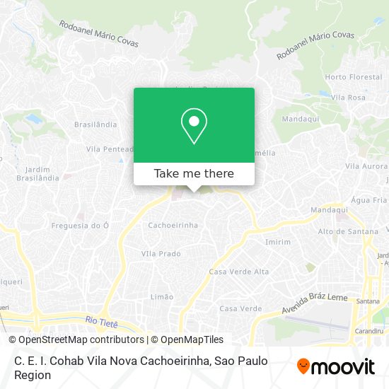 C. E. I. Cohab Vila Nova Cachoeirinha map
