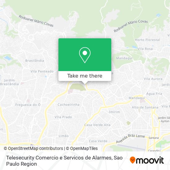 Telesecurity Comercio e Servicos de Alarmes map